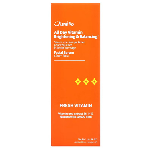 Jumiso Renew All Day Vitamin Brightening & Balancing Facial Serum 30ml