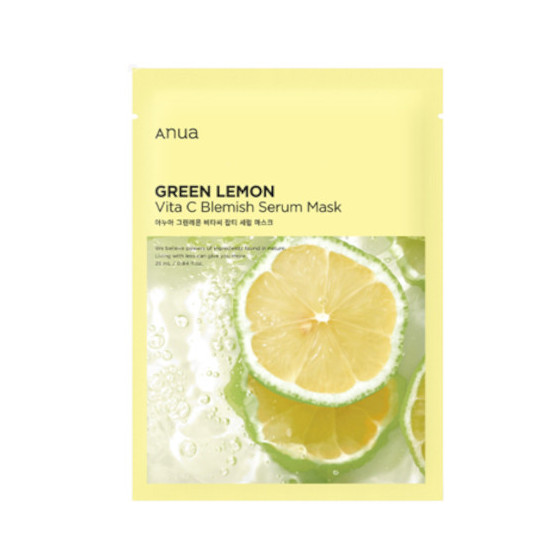 Anua Green Lemon Vita C Blemish Serum Mask 25ml