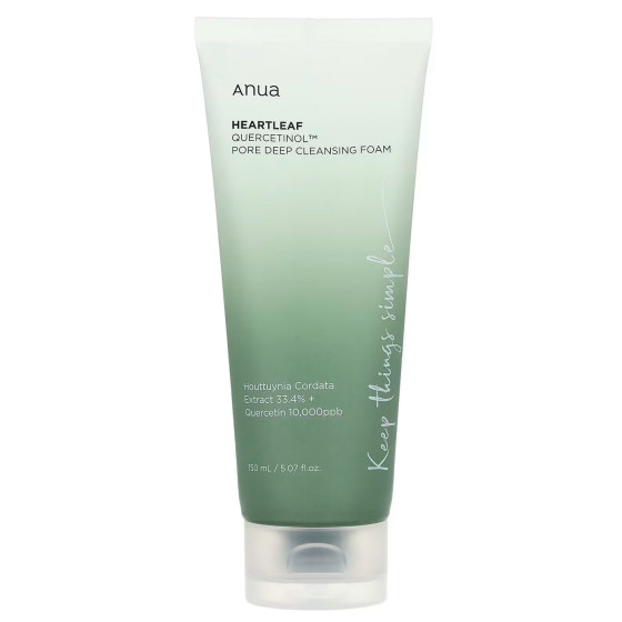 Anua Heartleaf Quercetinol Pore Deep Cleansing Foam 150ml