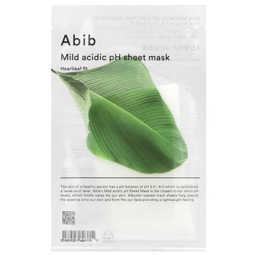 Abib Mild Acidic pH Sheet Mask Heartleaf Fit 30ml