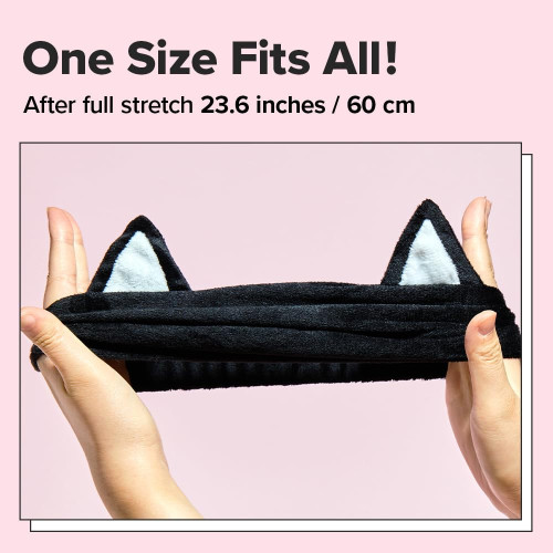 I Dew Care Black Cat Headband