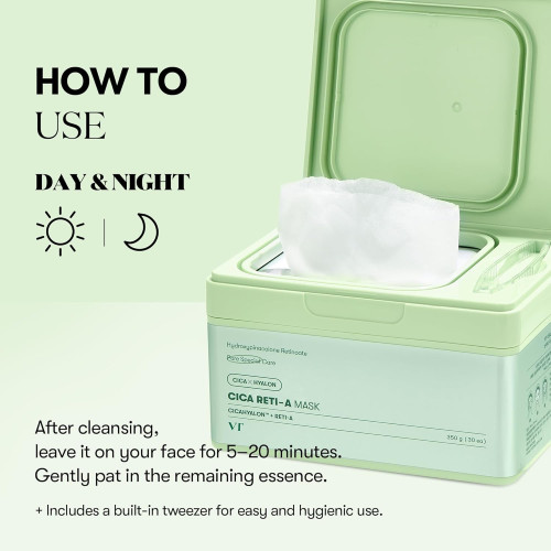 VT Cosmetics Cica Reti-A Mask 350g 30ks