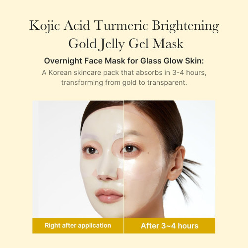 Medicube Kojic Acid Turmeric Brightening Gel Mask 4ks