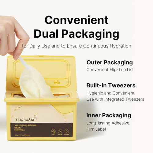 Medicube Deep Vita C Daily Quick Mask 30ks