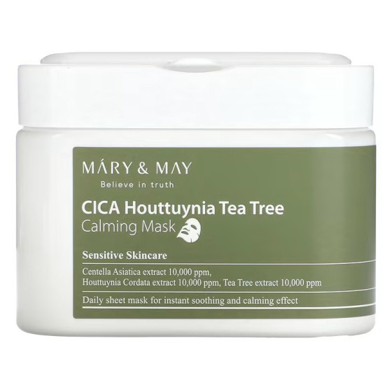 Mary & May Cica Houttuynia Tea Tree Calming Mask (30ea) 400ml