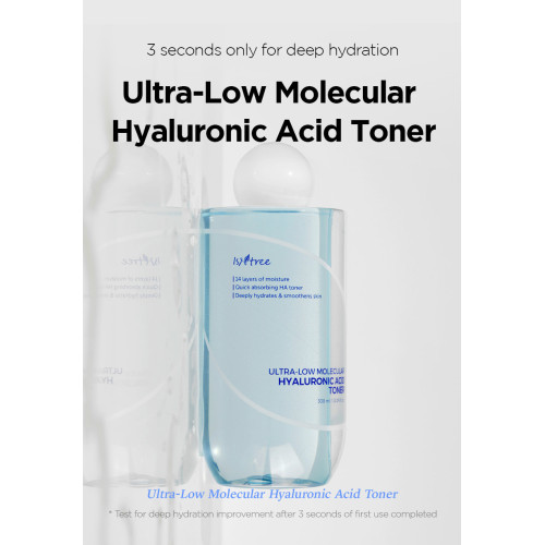 Isntree Ultra-low Molecular Hyaluronic Acid Toner 300ml